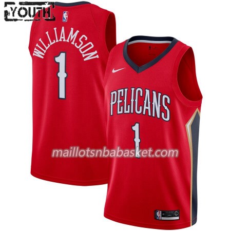 Maillot Enfant New Orleans Pelicans Zion Williamson 1 2019-20 Nike Statement Edition Swingman